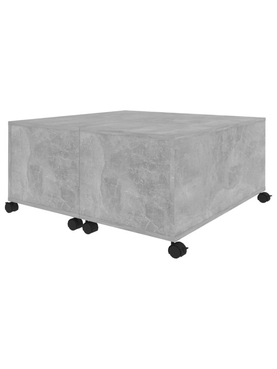 Konferenční stolek betonově šedý 75 x 75 x 38 cm dřevotříska