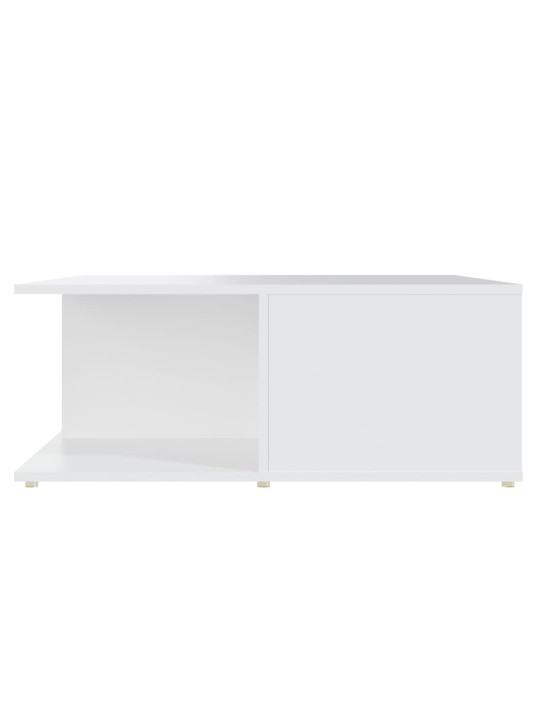 Konferenční stolek bílý 80 x 80 x 31 cm dřevotříska