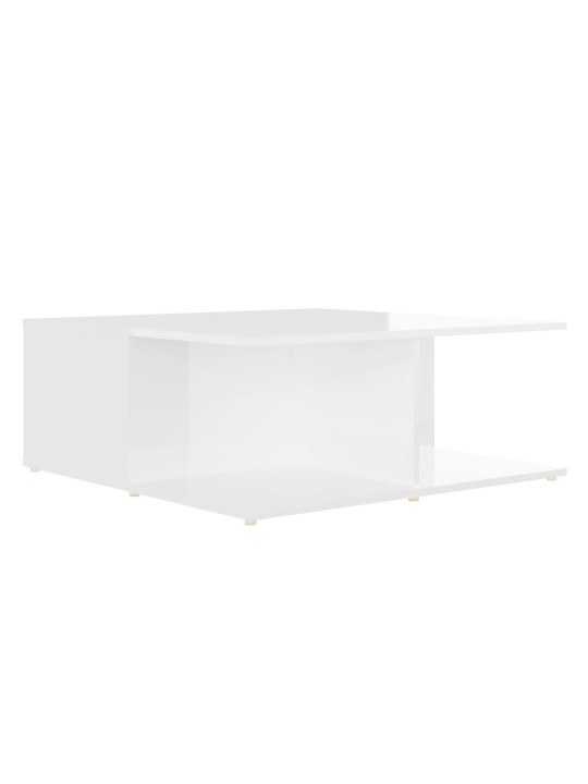 Konferenční stolek bílý 80 x 80 x 31 cm dřevotříska