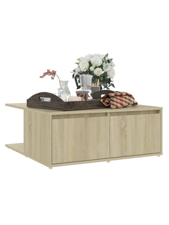 Konferenční stolek dub sonoma 80 x 80 x 31 cm kompozitní dřevo