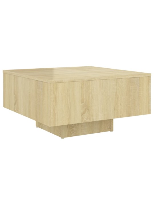 Konferenční stolek dub sonoma 60x60x31,5 cm kompozitní dřevo