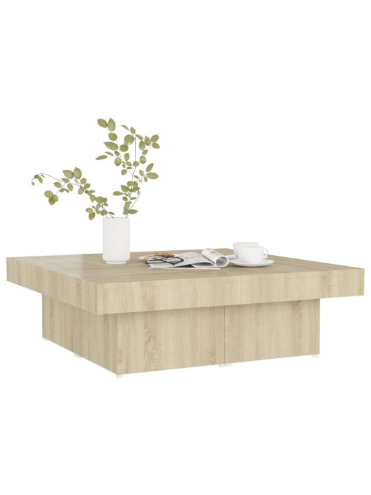 Konferenční stolek dub sonoma 90 x 90 x 28 cm dřevotříska