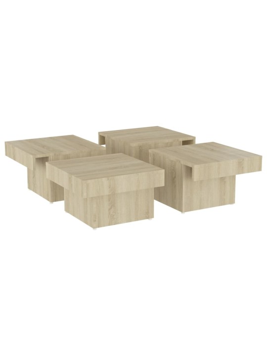 Konferenční stolek dub sonoma 90 x 90 x 28 cm dřevotříska