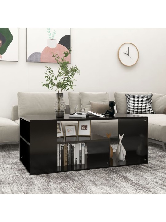 Konferenční stolek černý 100x50x40 cm kompozitní dřevo
