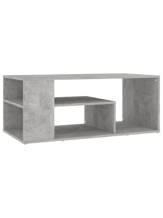 Konferenční stolek betonově šedý 100x50x40 cm kompozitní dřevo