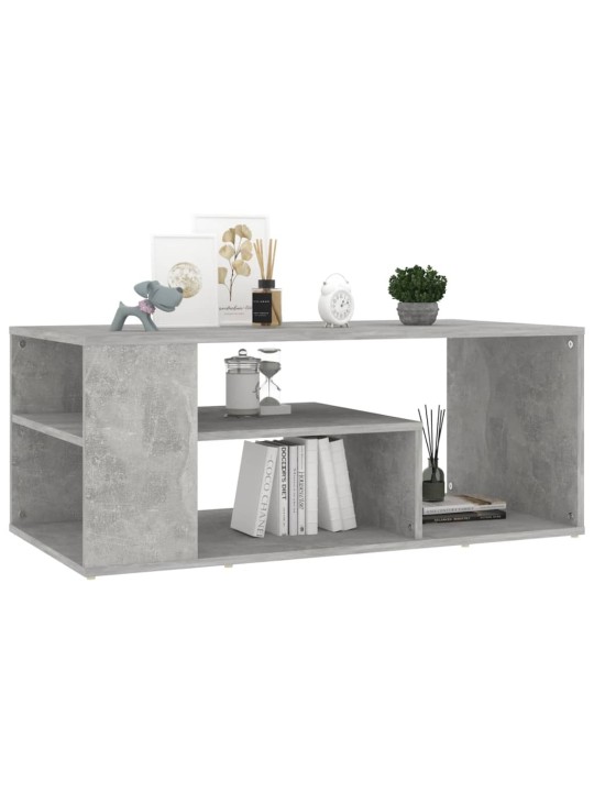 Konferenční stolek betonově šedý 100x50x40 cm kompozitní dřevo