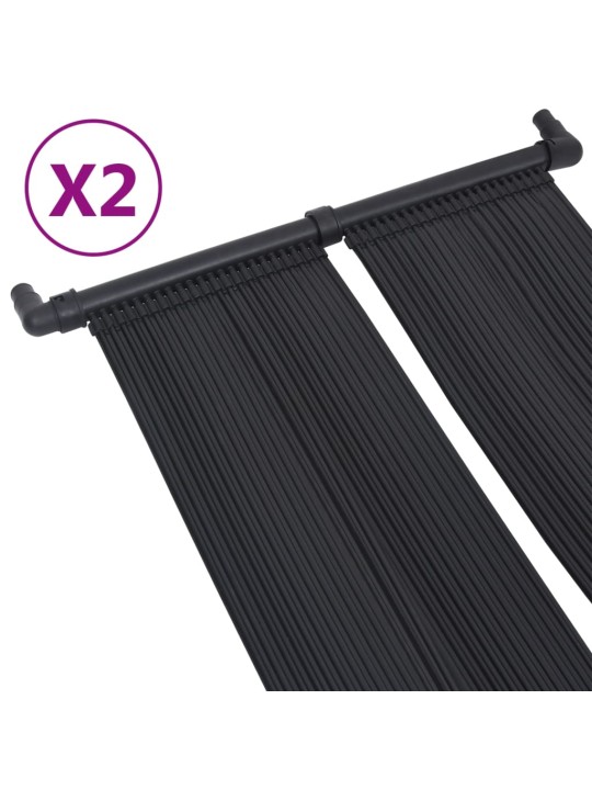 Solární ohřívač bazénu panel 2 ks 80 x 310 cm