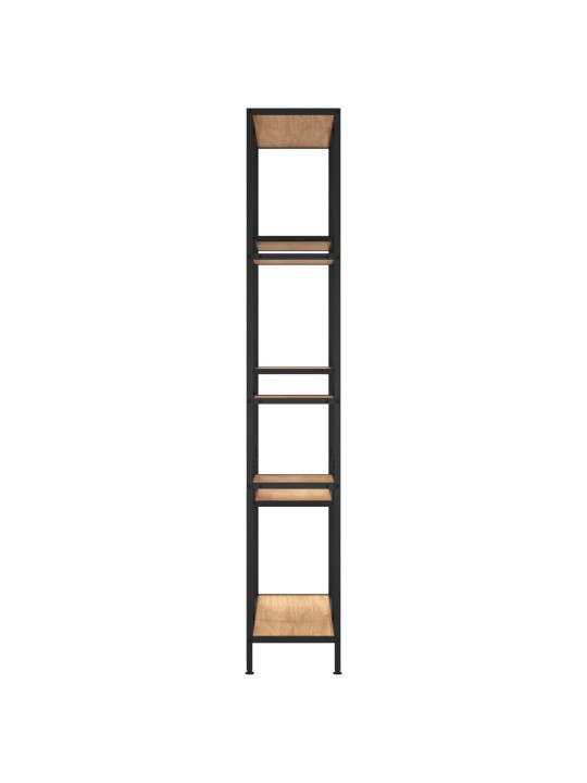 Knihovna 80x30x180 cm ocel a kompozitní dřevo