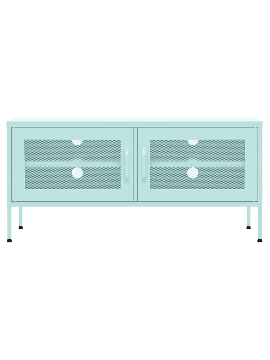 TV skříňka mátová 105 x 35 x 50 cm ocel
