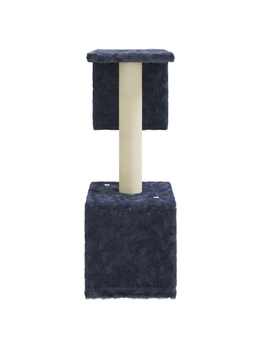 Škrabadlo pro kočky se sisalovými sloupky tmavě šedé 60 cm