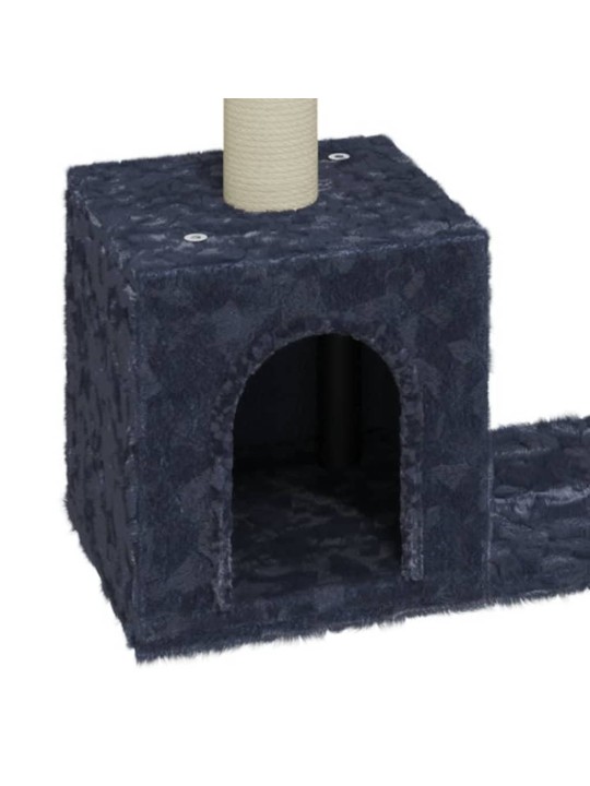 Škrabadlo pro kočky se sisalovými sloupky tmavě šedé 60 cm
