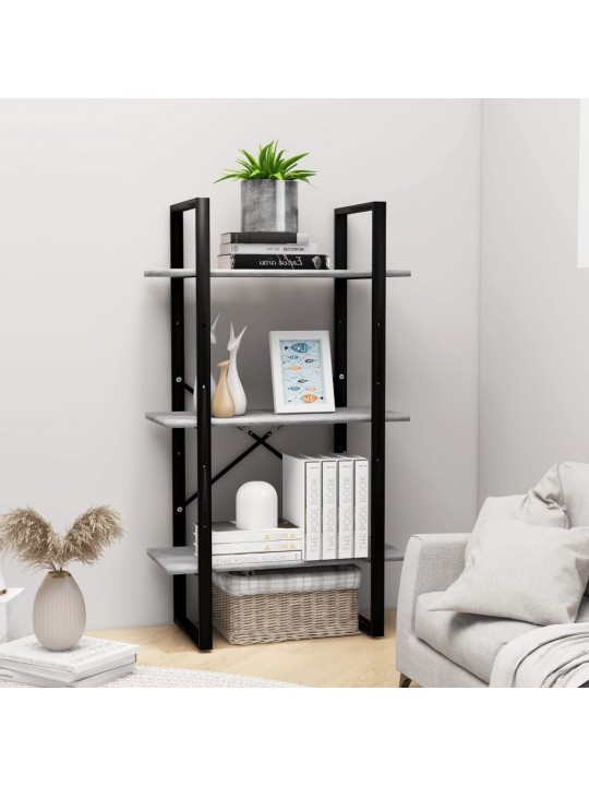 Úložný regál betonově šedý 60 x 30 x 105 cm kompozitní dřevo