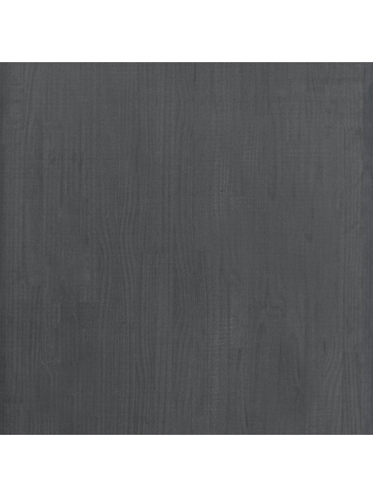 Úložný regál šedý 60 x 30 x 105 cm masivní borovice