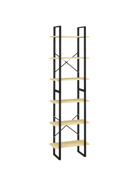 Úložný regál 60 x 30 x 210 cm masivní borové dřevo