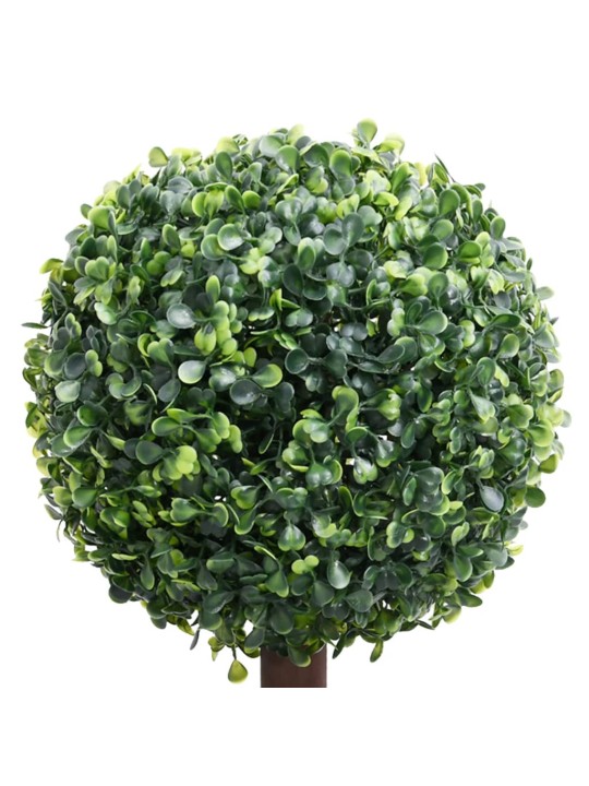 Umělý zimostráz ve tvaru koule s květináčem zelený 118 cm