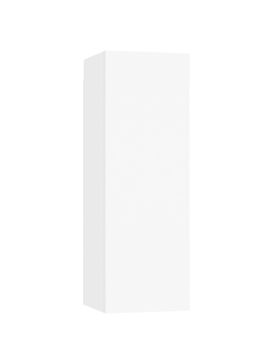 TV skříňky 4 ks bílé 30,5 x 30 x 90 cm kompozitní dřevo
