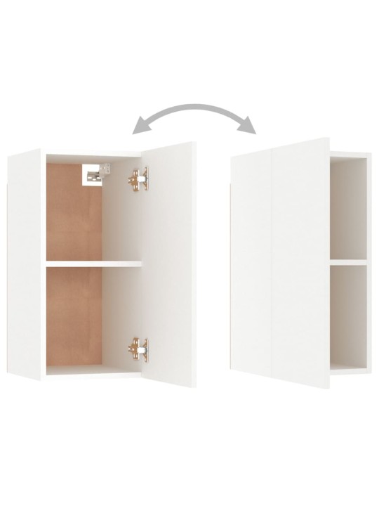 TV skříňky 7 ks bílé 30,5 x 30 x 60 cm kompozitní dřevo