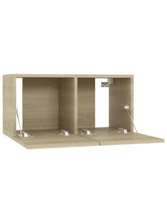 TV skříňky 4 ks dub sonoma 60 x 30 x 30 cm kompozitní dřevo