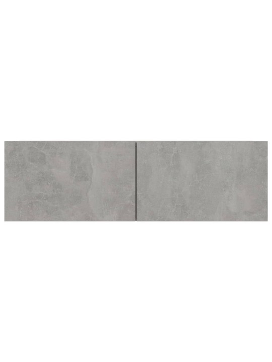 TV skříňky 4 ks betonově šedé 100 x 30 x 30 cm kompozitní dřevo
