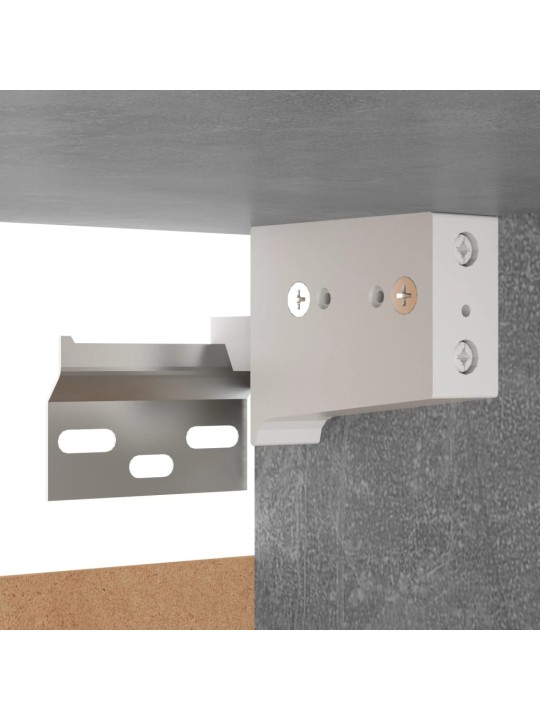 TV stolky 7 ks betonově šedé 30,5 x 30 x 60 cm dřevotříska