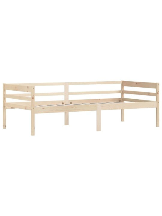 Rám postele masivní borové dřevo 90 x 200 cm