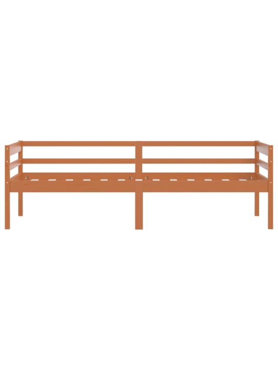 Rám postele medově hnědý masivní borovice 90 x 200 cm