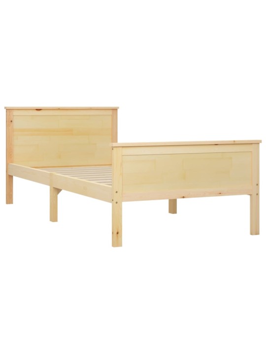 Rám postele masivní borové dřevo 100 x 200 cm