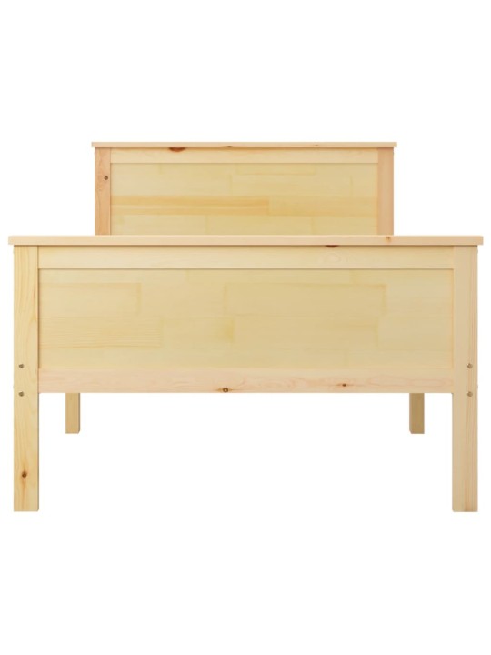 Rám postele masivní borové dřevo 100 x 200 cm