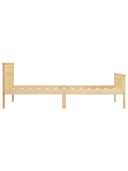 Rám postele masivní borové dřevo 100 x 200 cm