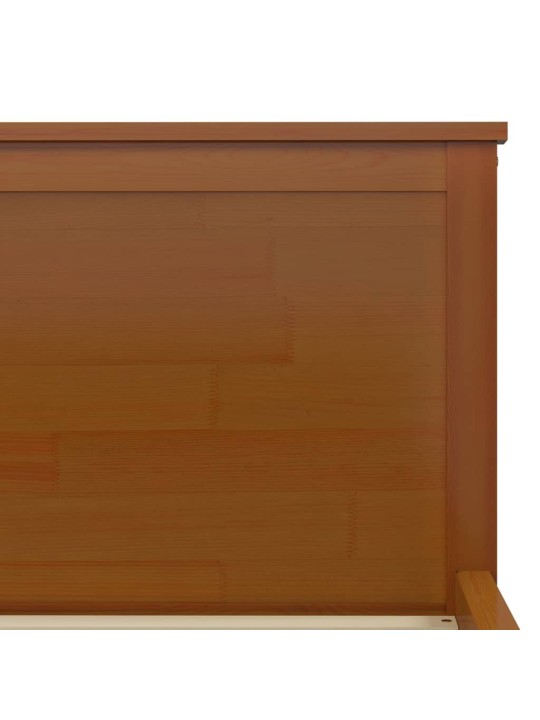 Rám postele medově hnědý masivní borovice 90 x 200 cm