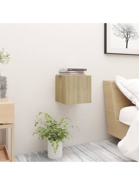 Noční stolky 2 ks dub sonoma 30,5 x 30 x 30 cm kompozitní dřevo