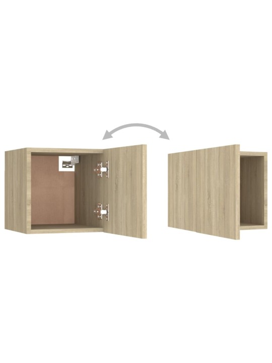 Noční stolky 2 ks dub sonoma 30,5 x 30 x 30 cm kompozitní dřevo