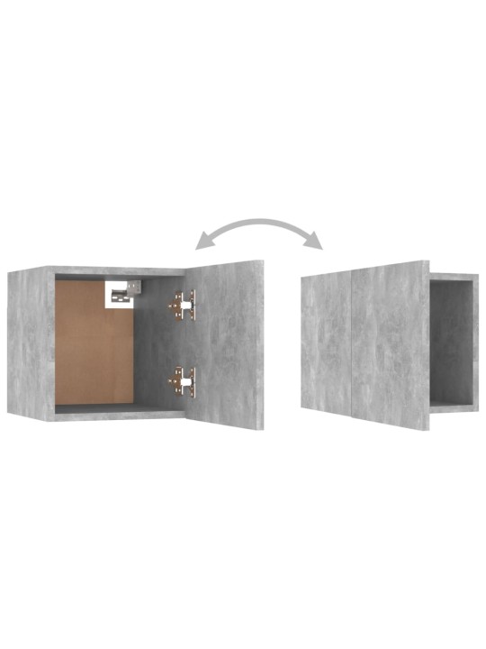 Noční stolky 2 ks betonově šedé 30,5x30x30 cm kompozitní dřevo