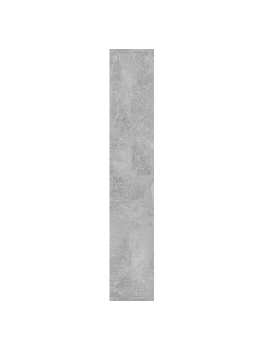 Nástěnná police betonově šedá 36x16x90 cm kompozitní dřevo