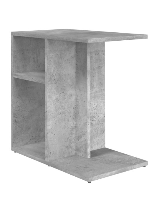 Odkládací stolek betonově šedý 50 x 30 x 50 cm kompozitní dřevo