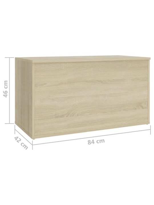 Úložná truhla sonoma dub 84 x 42 x 46 cm kompozitní dřevo