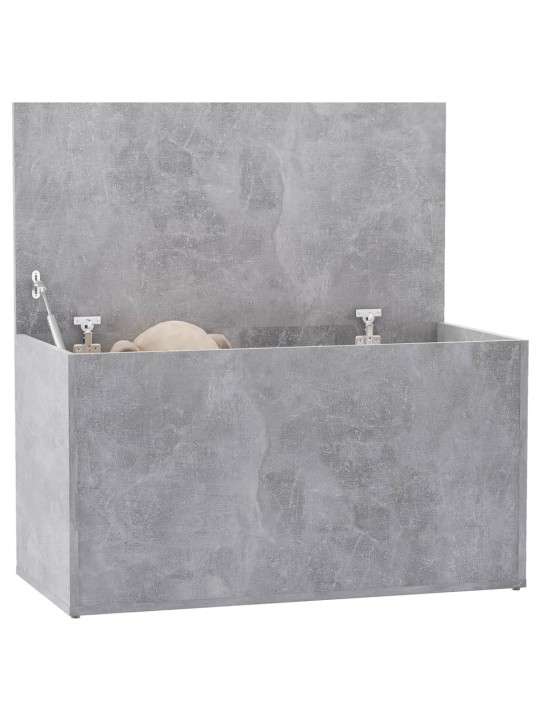 Úložná truhla betonově šedá 84 x 42 x 46 cm kompozitní dřevo