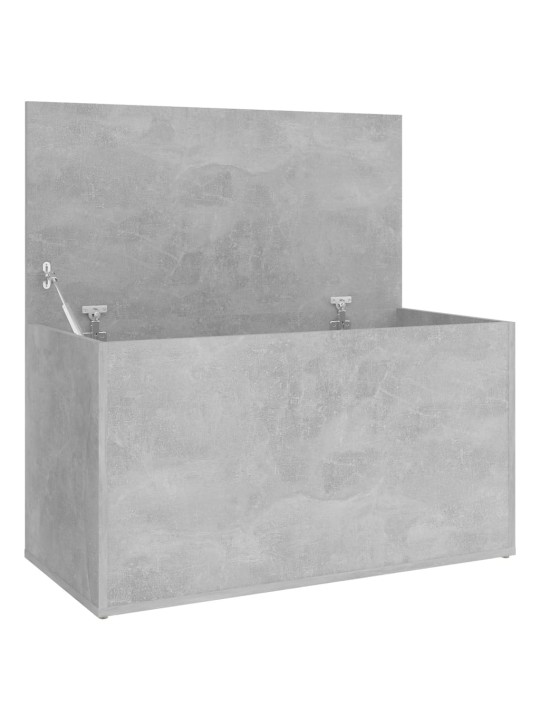 Úložná truhla betonově šedá 84 x 42 x 46 cm kompozitní dřevo