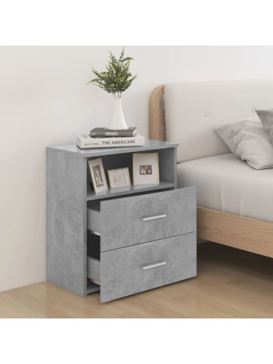 Noční stolky 2 ks betonově šedé 50 x 32 x 60 cm