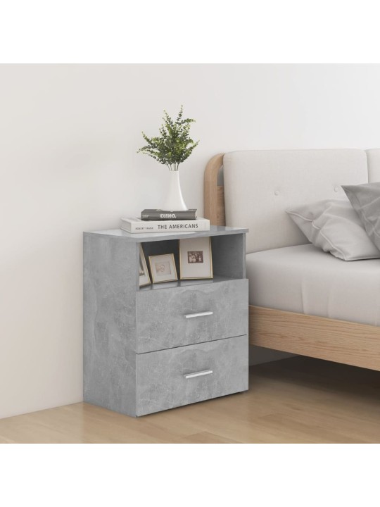 Noční stolky 2 ks betonově šedé 50 x 32 x 60 cm