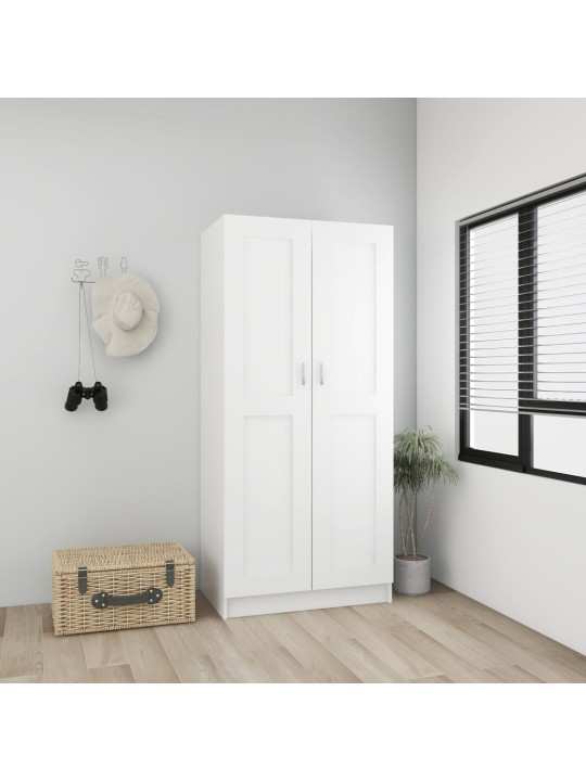 Šatní skříň bílá 82,5 x 51,5 x 180 cm kompozitní dřevo