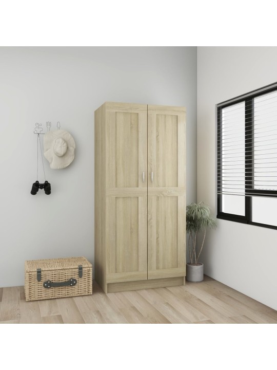 Šatní skříň dub sonoma 82,5 x 51,5 x 180 cm kompozitní dřevo