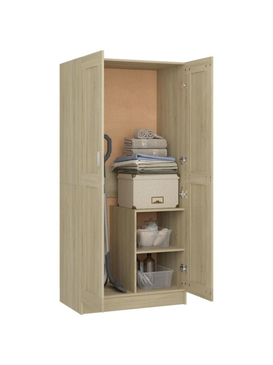 Šatní skříň dub sonoma 82,5 x 51,5 x 180 cm kompozitní dřevo