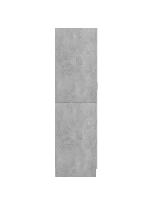 Šatní skříň betonově šedá 82,5 x 51,5 x 180 cm kompozitní dřevo
