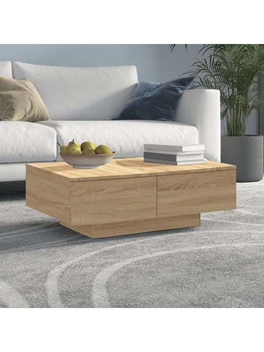 Konferenční stolek dub sonoma 90 x 60 x 31 cm kompozitní dřevo