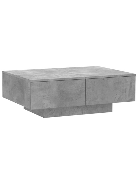 Konferenční stolek betonově šedý 90x60x31 cm kompozitní dřevo