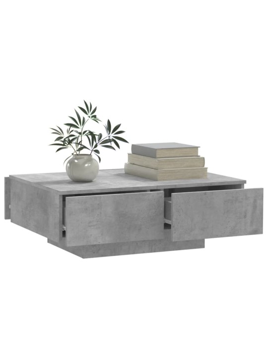Konferenční stolek betonově šedý 90x60x31 cm kompozitní dřevo
