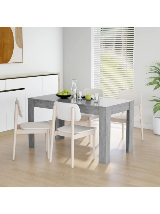 Jídelní stůl betonově šedý 140 x 74,5 x 76 cm kompozitní dřevo