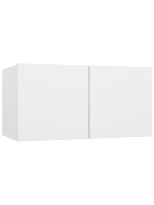 Závěsné TV skříňky 2 ks bílé 60x30x30 cm