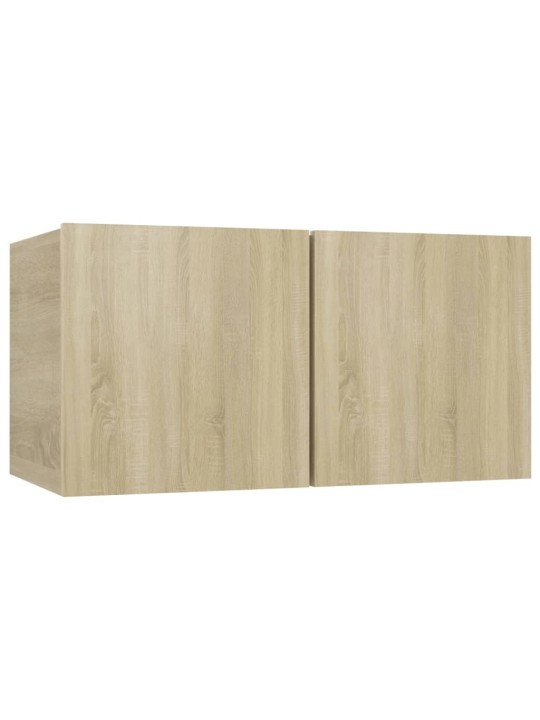 Závěsná TV skříňka dub sonoma 60x30x30 cm